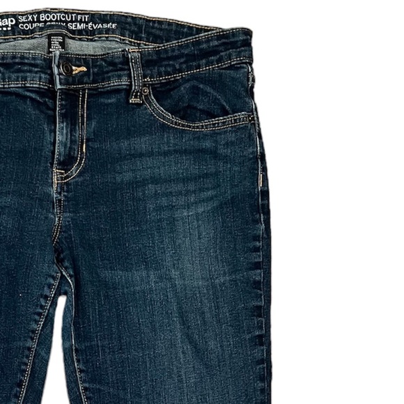 GAP Sexy Bootcut Dark Wash Denim Jeans - Picture 6 of 10